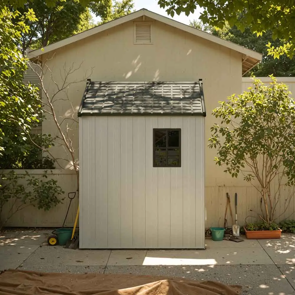 Patiowell Kick-it 8x6 Plastic Shed Pro