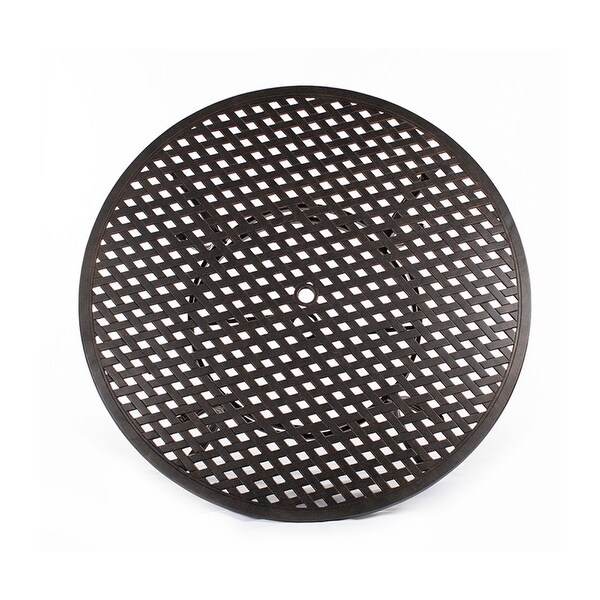 Ventura 42 Inch Cast Aluminum Round Bar Table