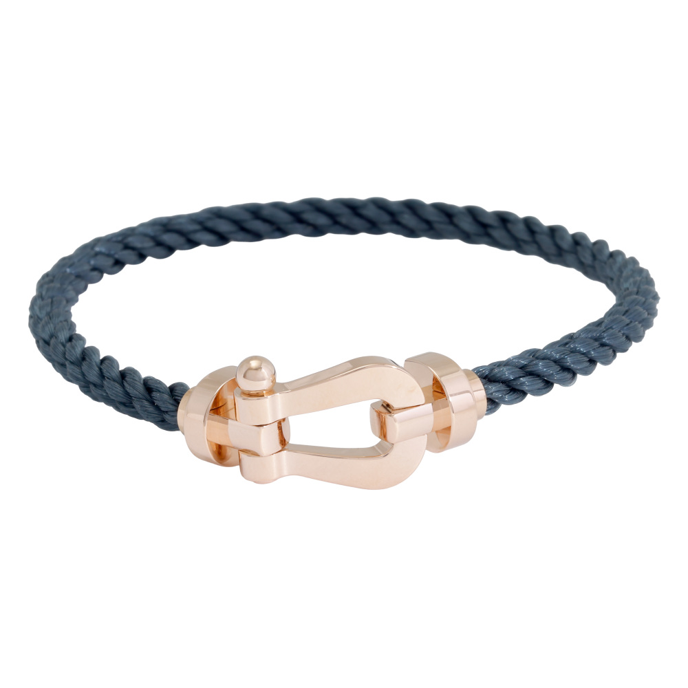 FRED Force 10 Bracelet 18K Rose Gold & Stainless Steel 0B0007-6B1061