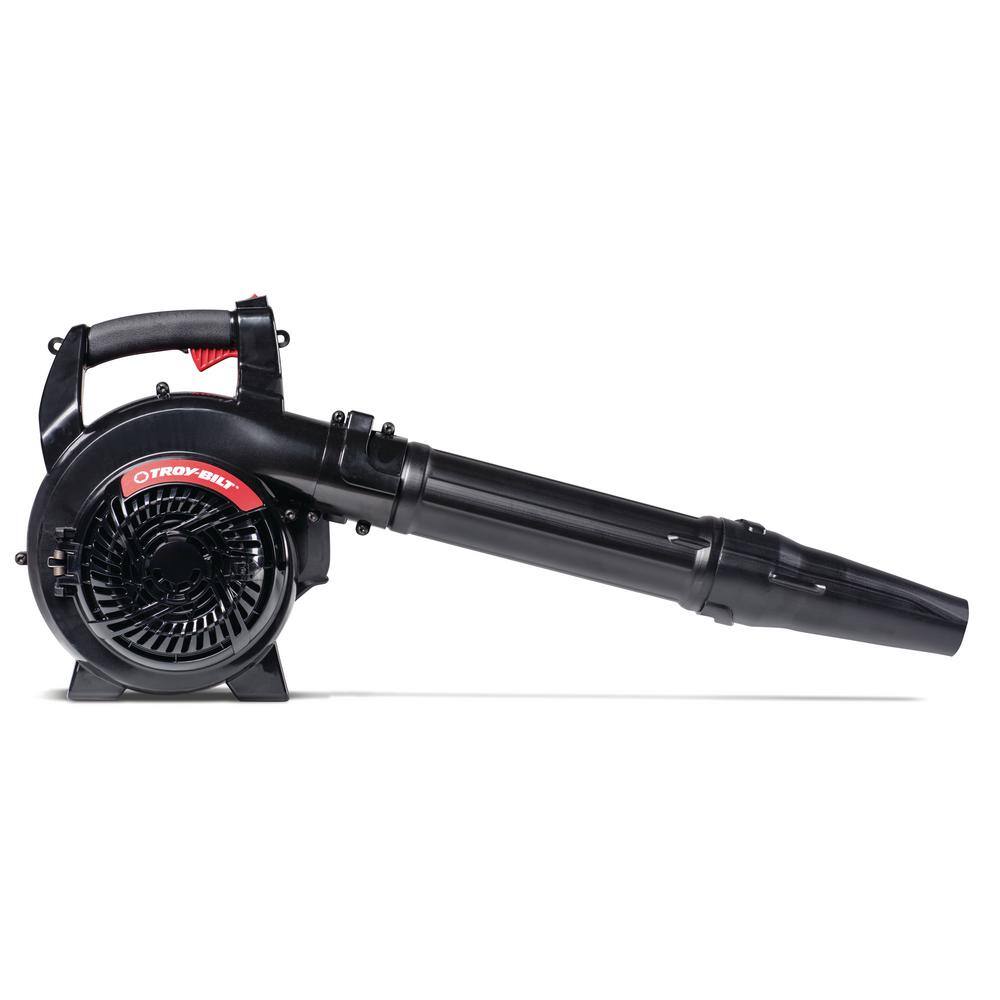 Troy-Bilt 205 MPH 450 CFM 27cc 2-Cycle Full-Crank Engine Gas Leaf Blower with Vacuum Kit Included TB27VH