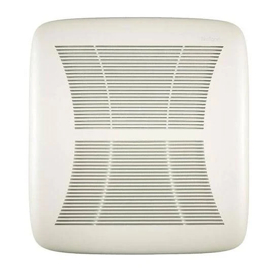 Nutone QTRN110 Ultra Silent Bath FAN; White Grille, 110 CFM