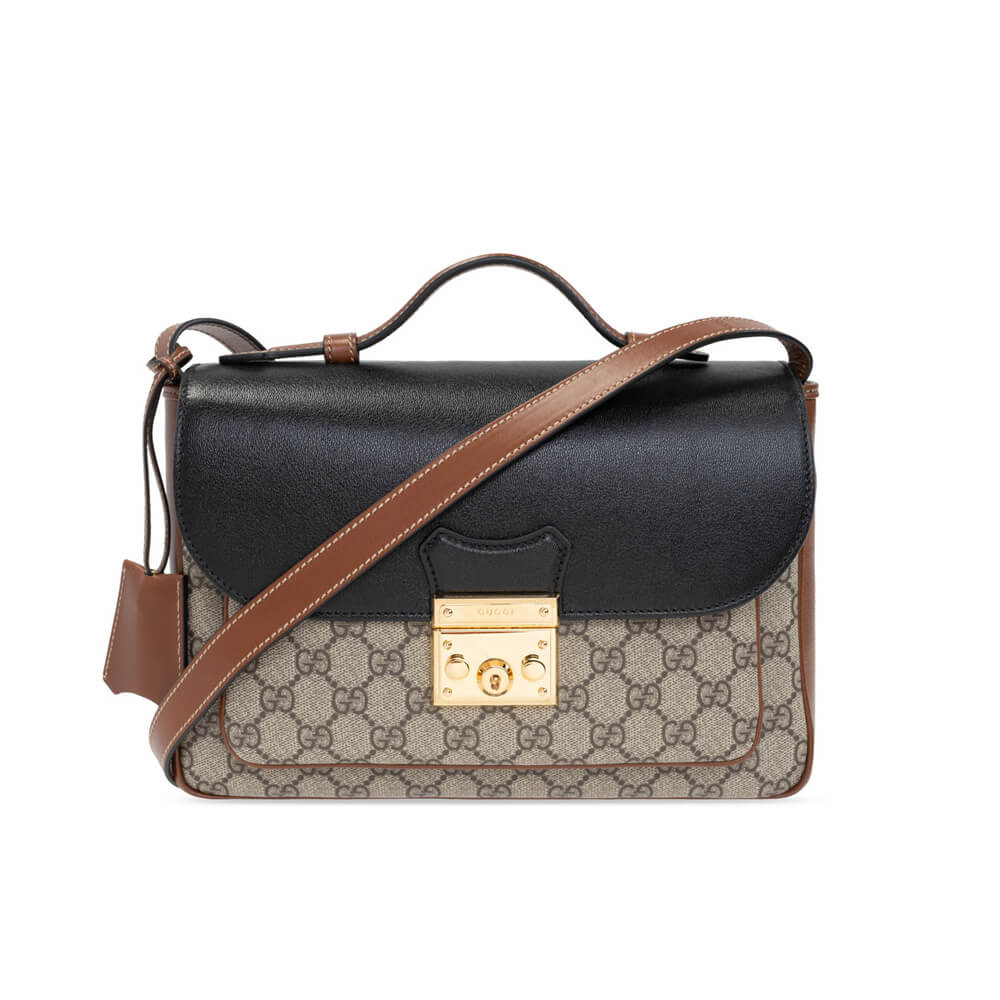 Gucci Padlock Small Shoulder Bag Black