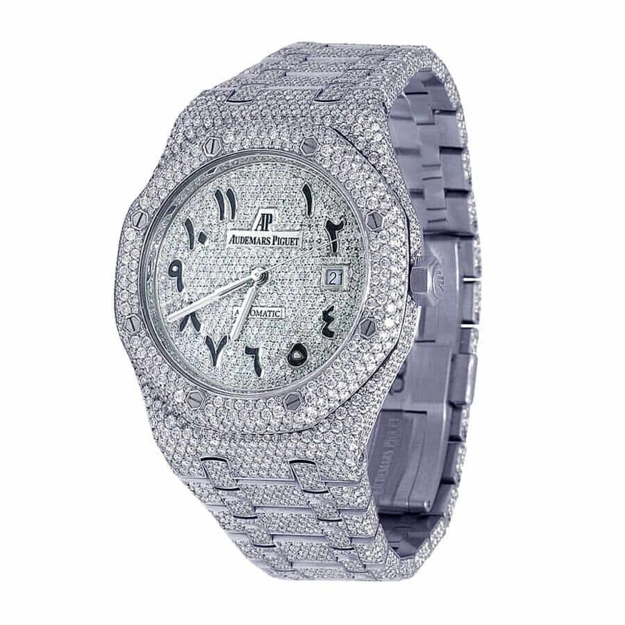 Audemars Piguet Royal Oak “Iced Out” 15400ST.OO.1220ST.02 Authentic Replica Edition