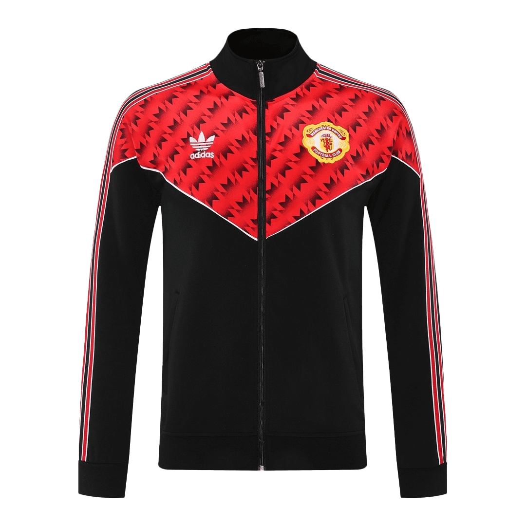 Manchester United Jacket Tracksuit 2025/26 Red&Black