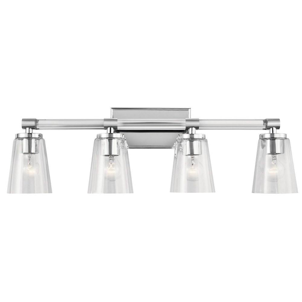 Kichler Audrea 4 Light Bath, Natural Brass - 45869NBR