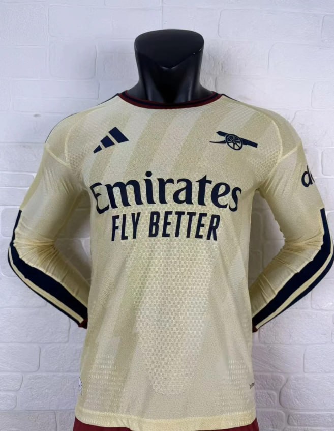 Arsenal 26/27 Third Player Version Long Sleeve Men's Shirt