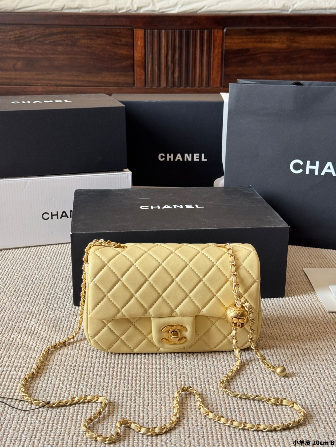 Chanel Golden Ball Square Fat Man Chain Bag - cnluxepick
