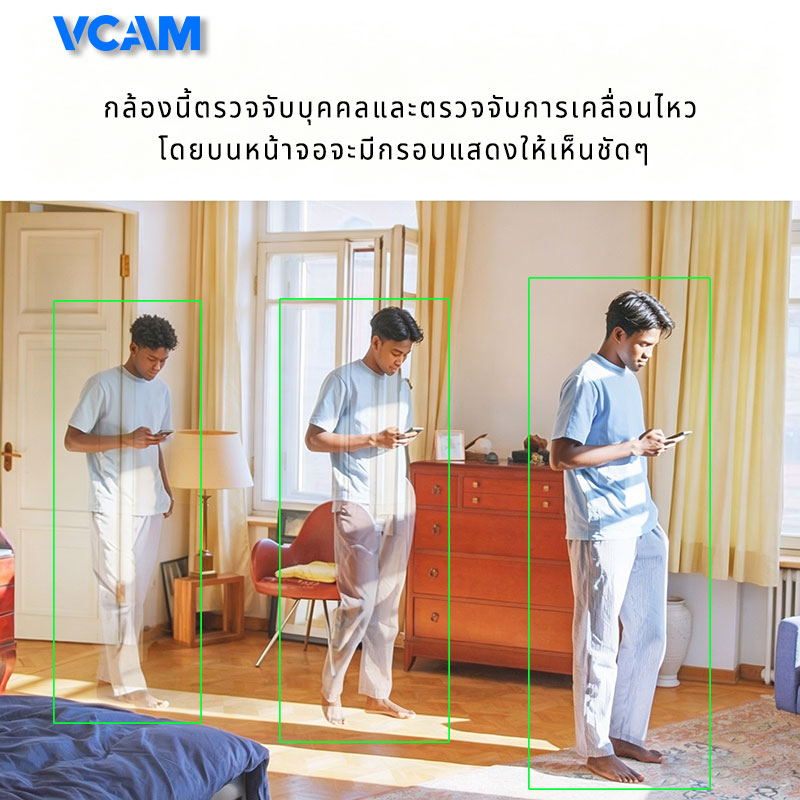 กล้องวงจรปิด WiFi ภายในบ้านแบบเลนส์คู่ ความคมชัดสูง พร้อมมุมมอง 360 องศา รองรับการพูดคุยสองทางผ่านระบบไร้สาย