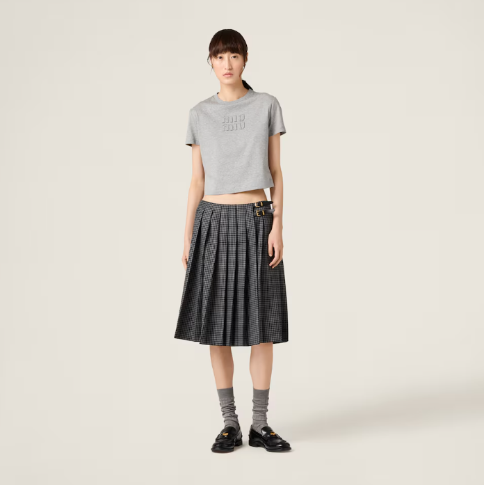 Miu Miu Cotton jersey T-shirt