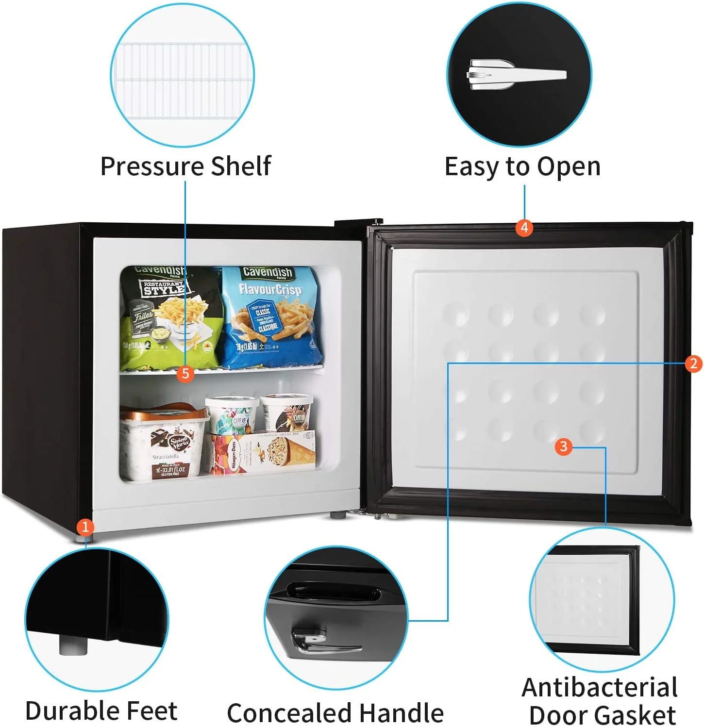 Compact Upright Freezer