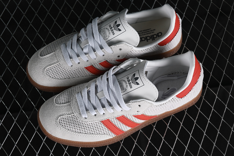 Adidas Samba Og Crystal White/Preloved Red/Gum IG1380