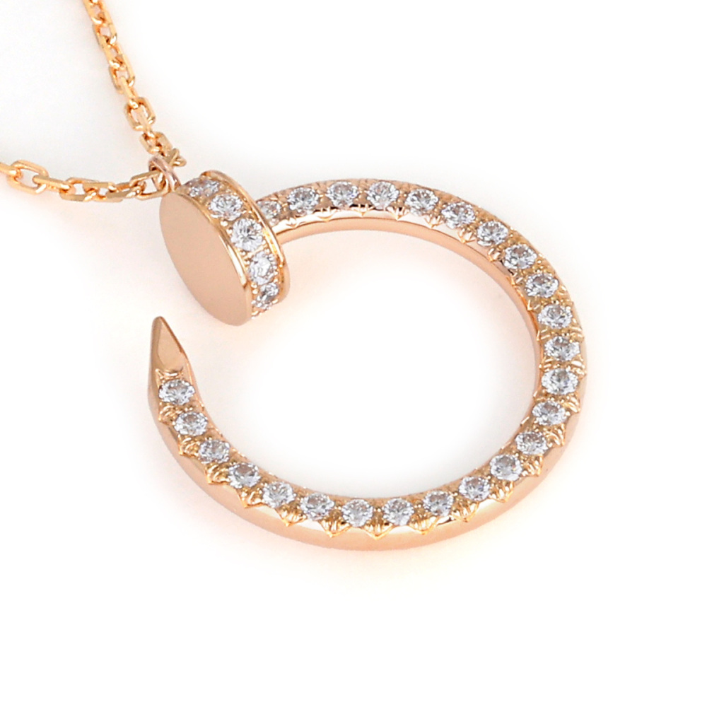 Cartier Juste un Clou Necklace 18K Rose Gold Diamond B7224893