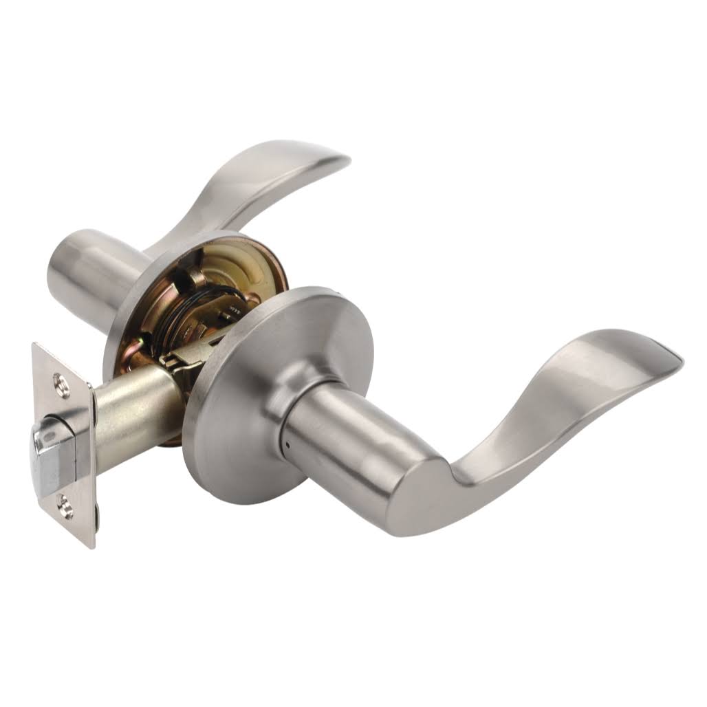 Dynasty Hardware HER-82-US15 Heritage Lever Passage Set Satin Nickel Contractor Pack 6