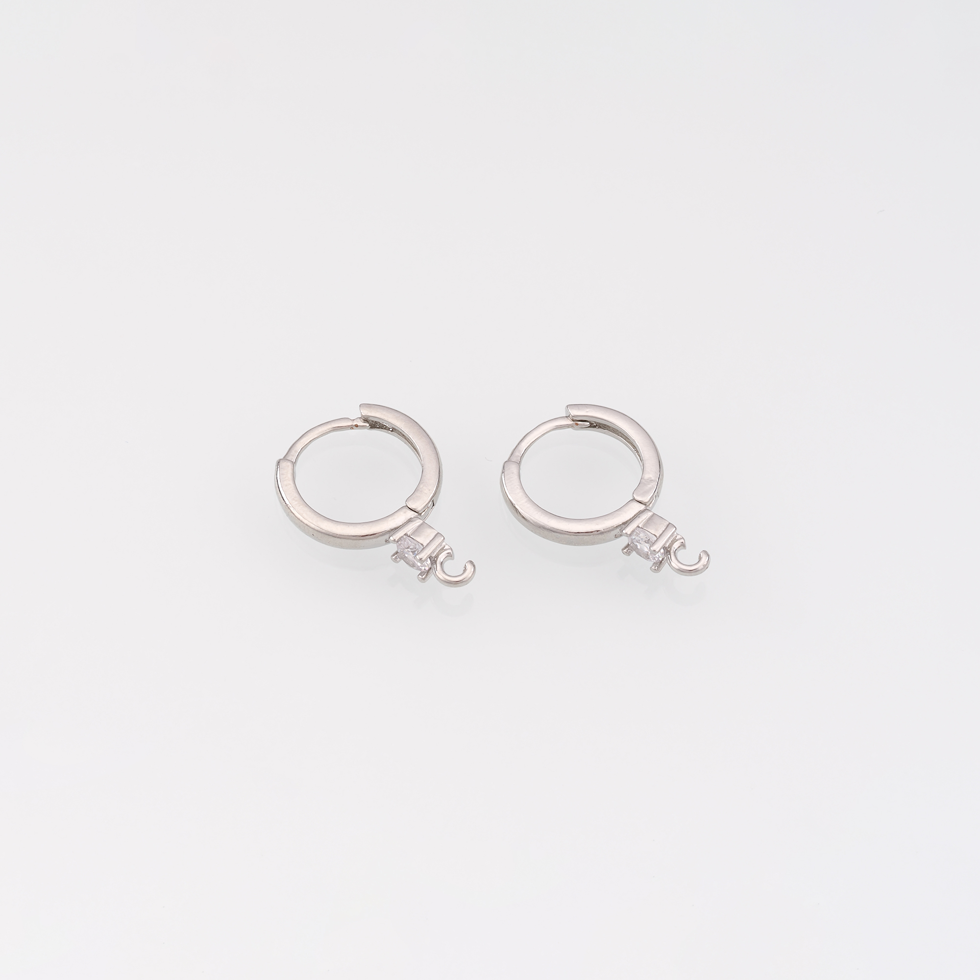 18K Gold Filled Round Hoop Earrings,Dainty Hoops Huggie,DIY Jewelry Making Supply