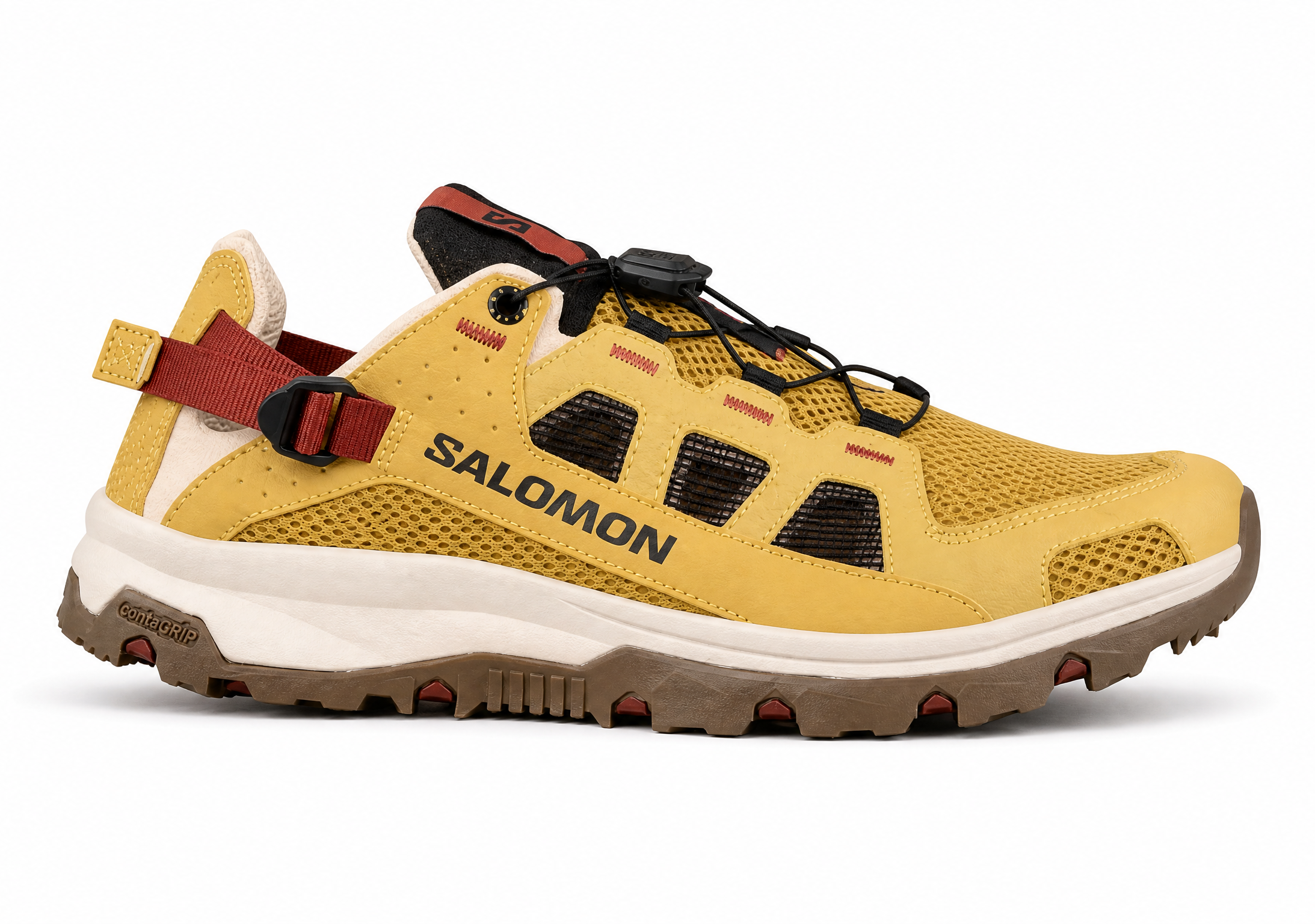 Salomon solamphibian Antique Gold Rainy Day Burnt Henna sneakers L47750200