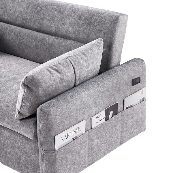 Loveseats Sofa Couch with Adjsutable Backrest