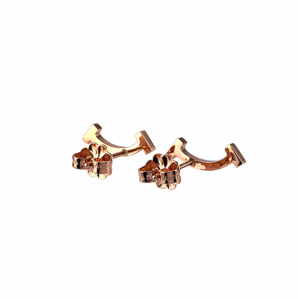 Tiffany & Co. Tiffany T Smile Earrings 18K Rose Gold 60150754
