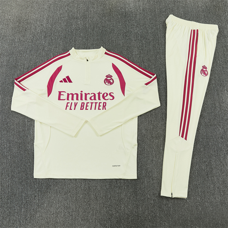 Real Madrid 26/27 Training Suit Cream 3