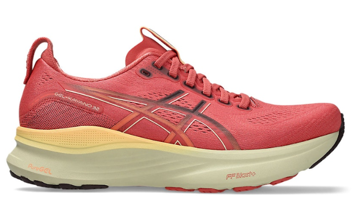 ASICS GEL-KAYANO 32 Running Shoes Dark Pink Clay/Dark Currant 1012B838-700
