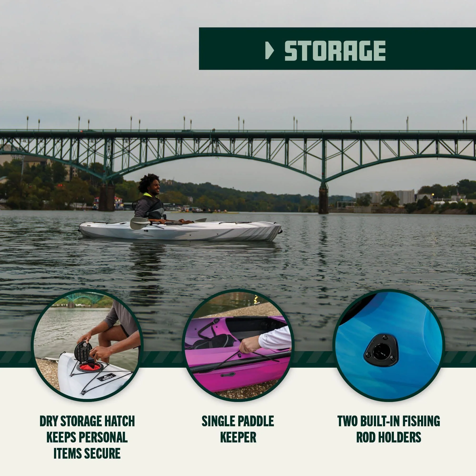 Quest Outlands 100 Kayak | Paddle Sports | Kayaking | Kayaks | Sit in Kayaks