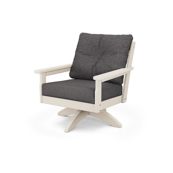 POLYWOOD Vineyard Deep Seating Swivel Chair