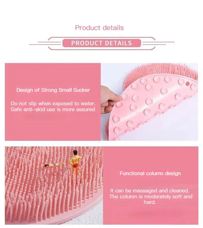 Shower Foot & Back Scrubber, Massage Pad