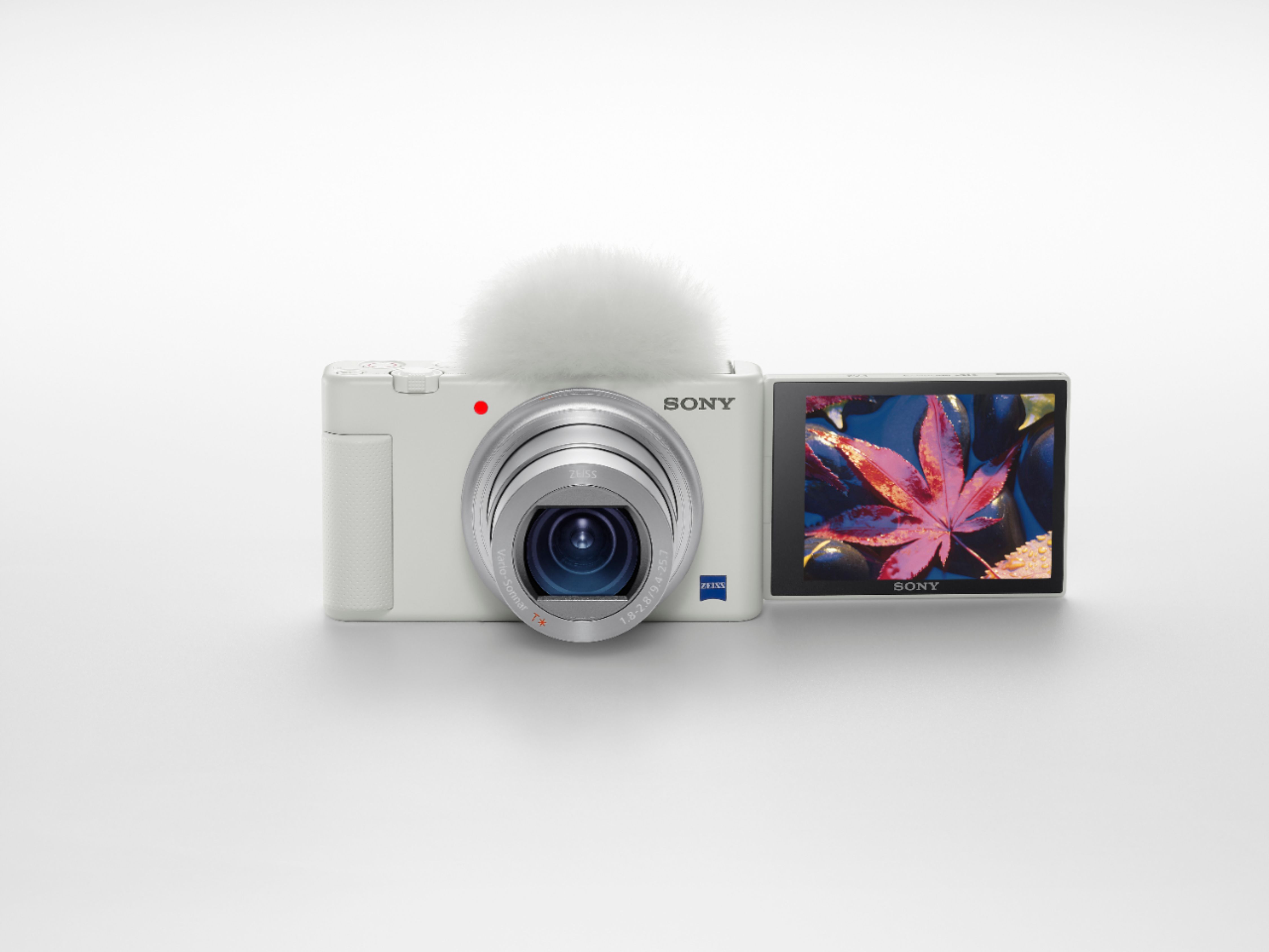Sony - ZV-1 20.1-Megapixel Digital Camera for Content Creators and Vloggers - White