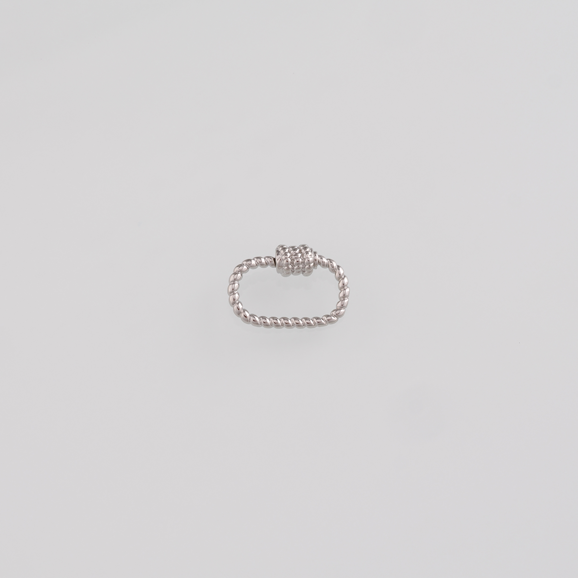 18K Gold Filled Twist Oval Carabiner Clips,Dainty Oval Screw Clasp Lock for DIY Jewelry Finding Necklace Bracelet