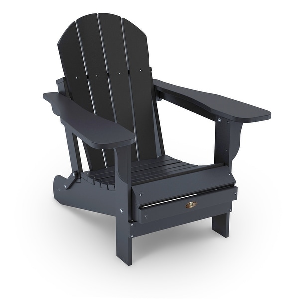 Leisure Line Recycled Plastic Folding Adirondack Chair