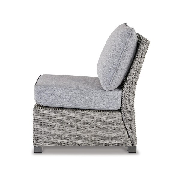 Signature Design by Ashley Naples Beach Armless Chair with Cushion