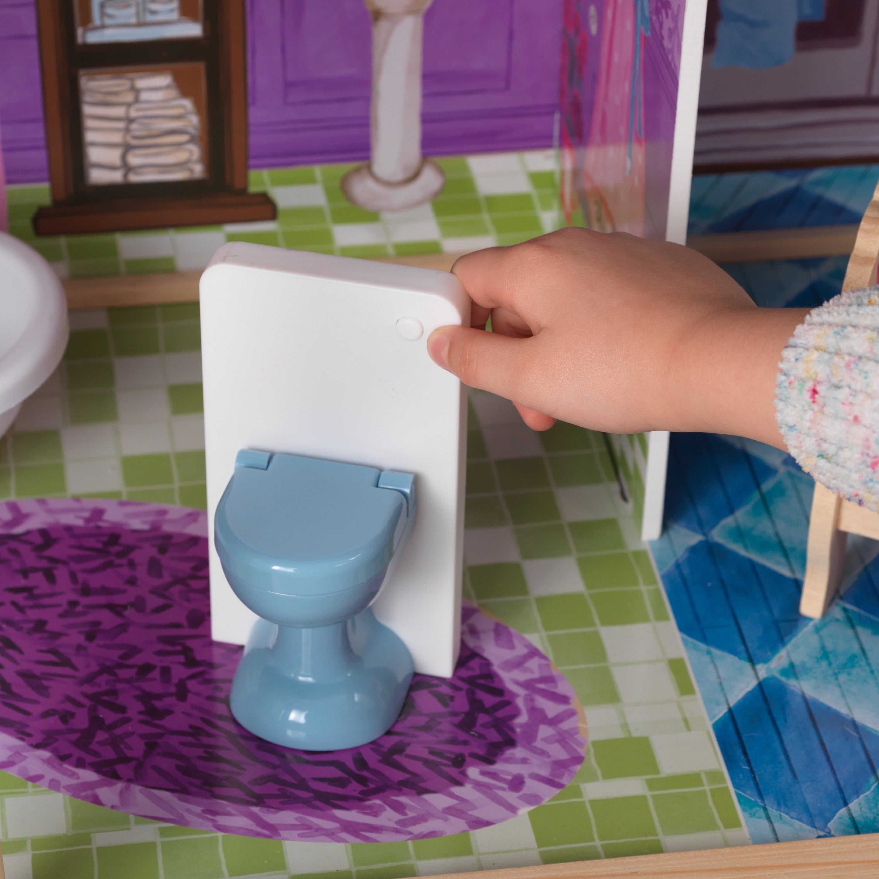 KidKraft My Dreamy Dollhouse with Lights and Sounds, Elevator and 14 Accessories