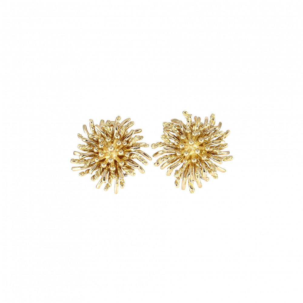 Tiffany & Co. Schlumberger Earrings 18K Yellow Gold