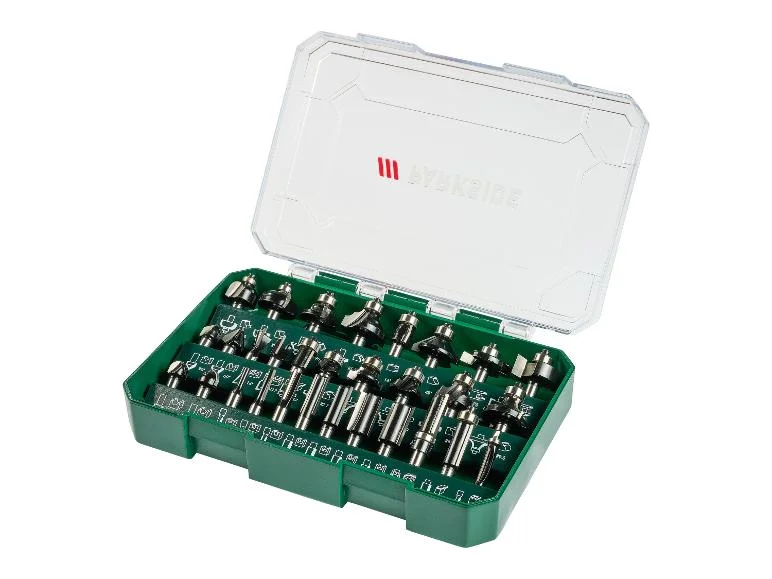 Fraises à bois pour toupie, lot de 30