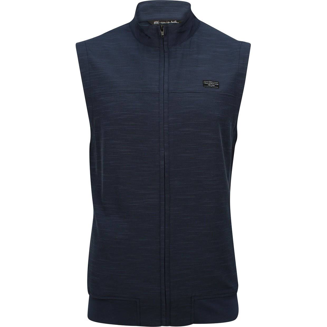 TravisMathew Off The Dock Vest - Mood Indigo - Size: XL