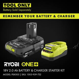 ONE+ 18V Cordless PEX Crimp Ring Press Tool and 2.0 Ah Compact Battery and Charger Starter Kit