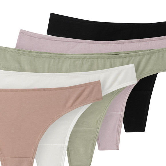 Gina Benotti 5 Damen Strings im Set