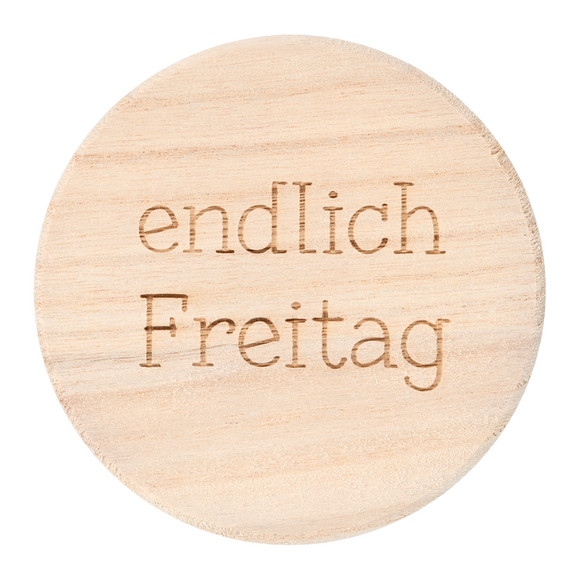 My Home 2 Untersetzer aus Holz