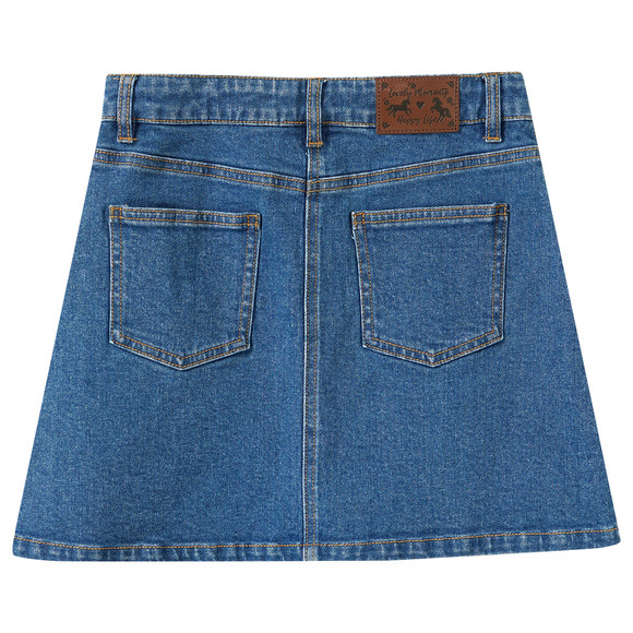 Yigga Mädchen Jeansrock im Five-Pocket-Style