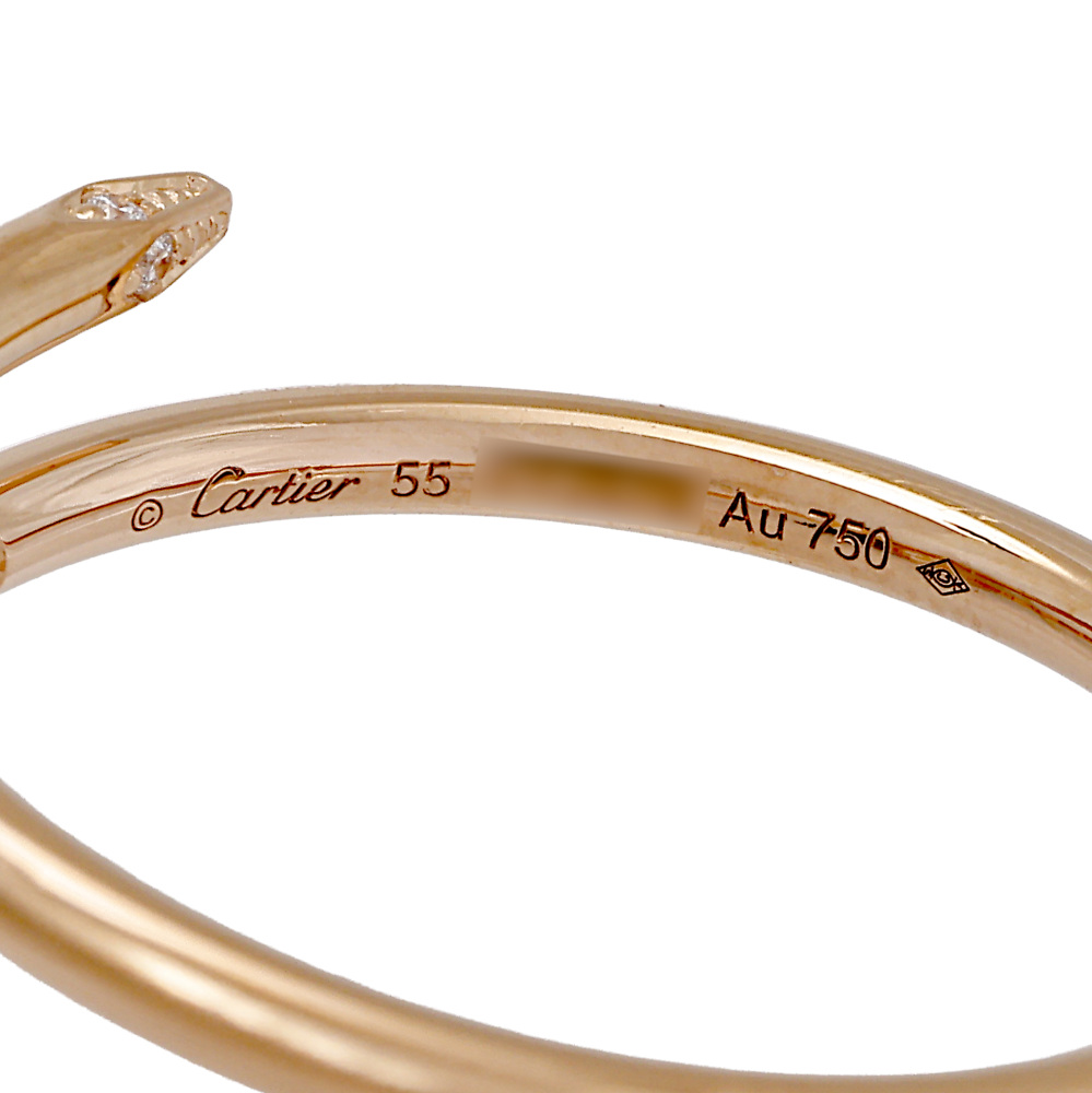 Cartier Juste un Clou Ring 18K Rose Gold Diamond B4244800