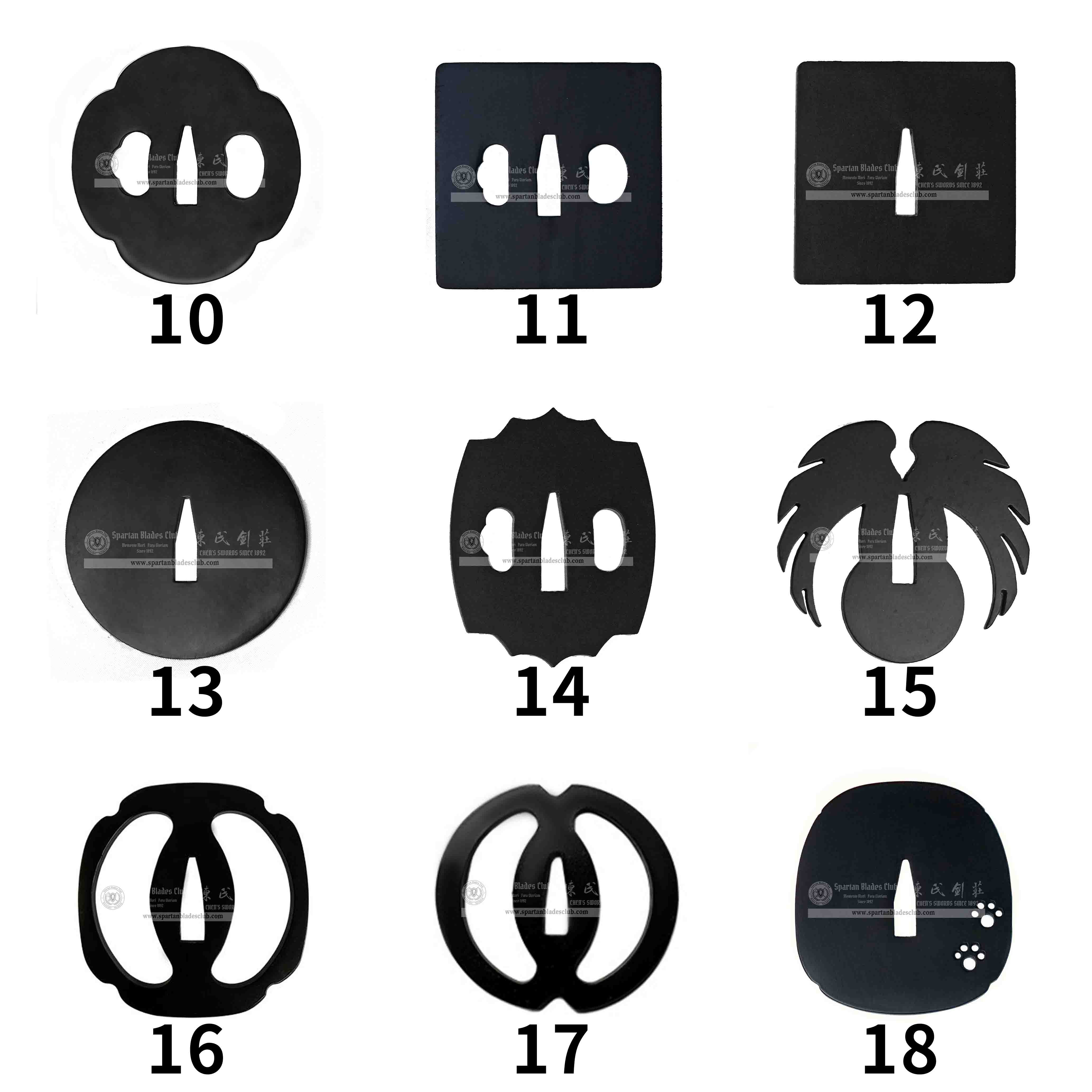 Custom Your Katana | Iron Tsuba | Spartan Blades Club | CHEN'S SWORDS 1892 - Spartan Blades Club - 陳氏劍莊1892