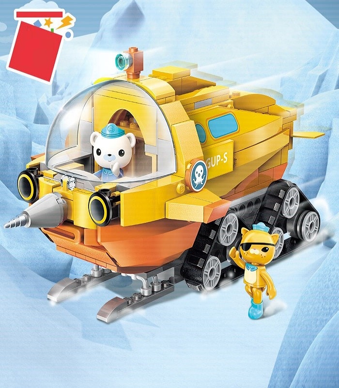 Octonauts Narwhal Boat Gup-s Building Blocks Toy Set