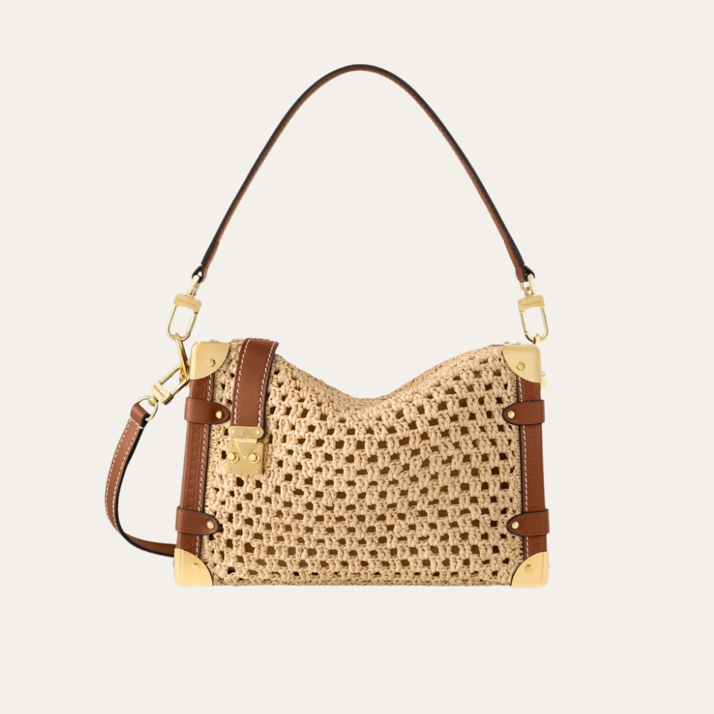Louis Vuitton Side Trunk MM Natural Brown 23cm M14405