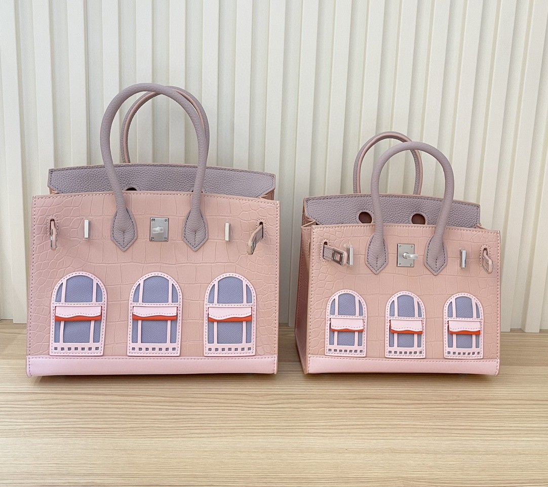 PINK HOUSE HERMES HANDBAG 20cm - cnluxepick