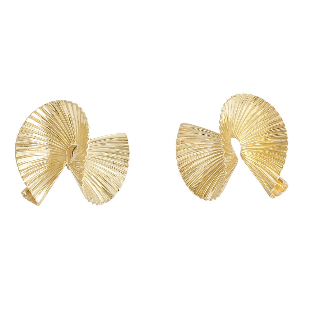 Tiffany & Co. Twist Earrings 18K Yellow Gold