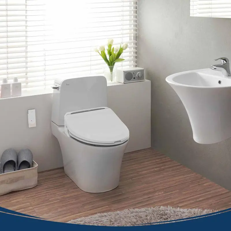 USPA 6800 Luxury Electric Bidet Seat – Elongated Toilet Fit, White