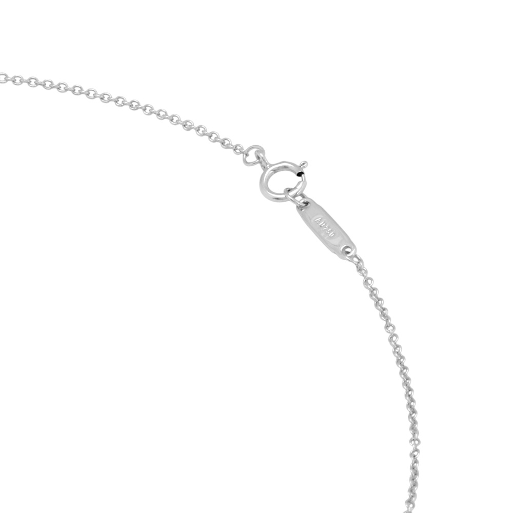 Tiffany & Co. Tiffany T Smile Necklace 18K White Gold Diamond 63058793