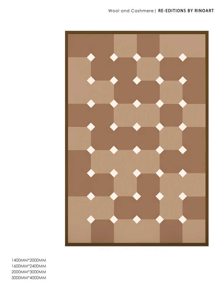 CP057 - Paris Apartment Tile New Color! New Zealand Wool Carpet Living Room Sofa Full Dressing Room Bedside Carpet