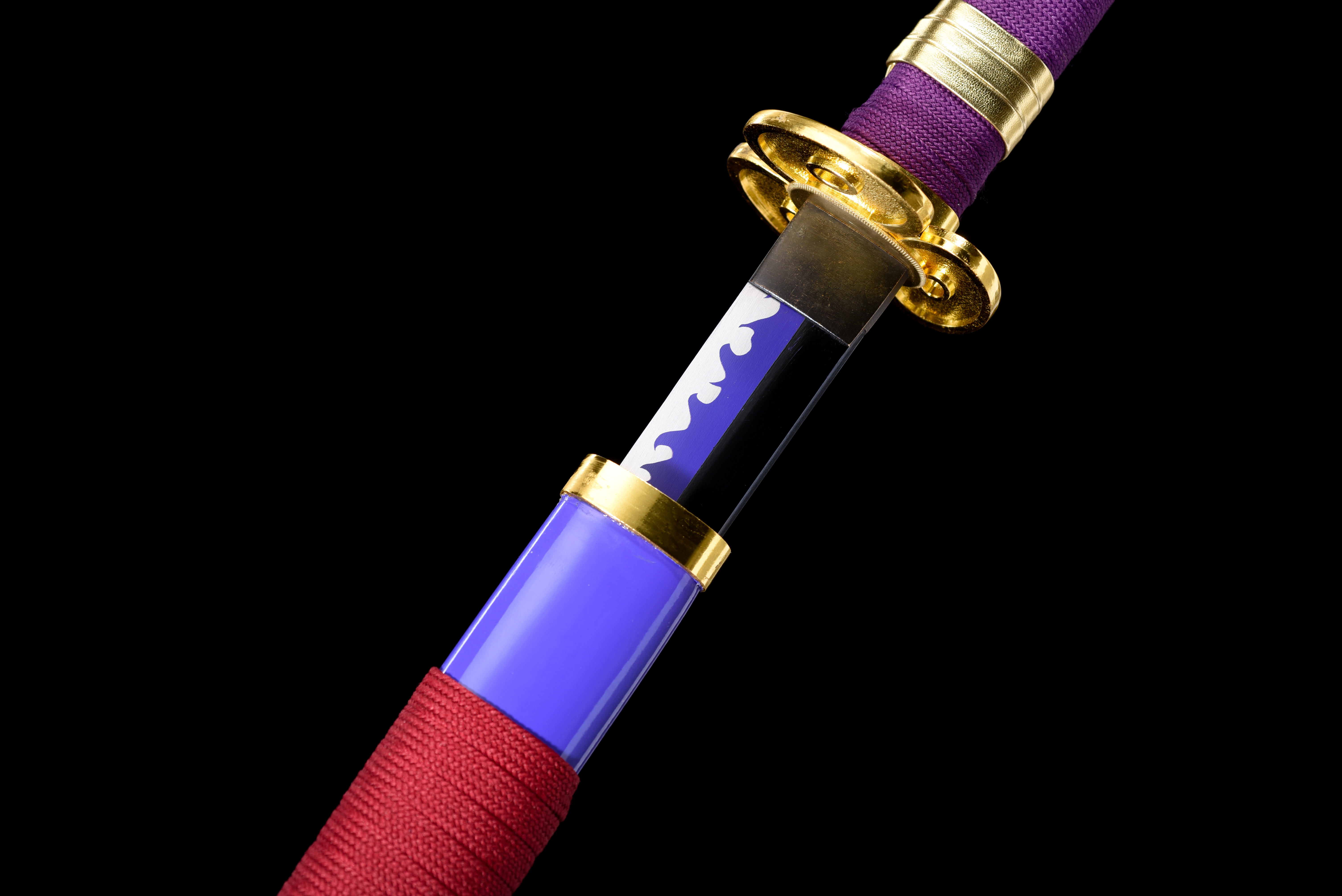 Purple Enma Katana – One Piece, High-Carbon Steel, Full Tang