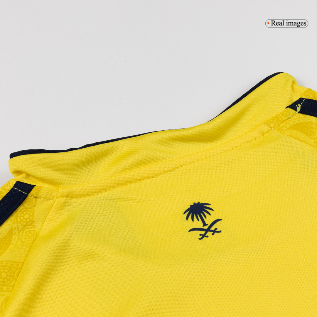 Al Nassr Home Kids Soccer Jerseys Kit 2025/26