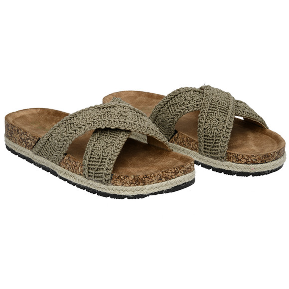 Gina Benotti Damen Sandalen mit überkreuzten Riemen